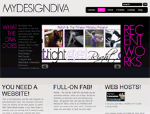 Tablet Screenshot of mydesigndiva.com